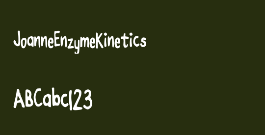 JoanneEnzymeKinetics