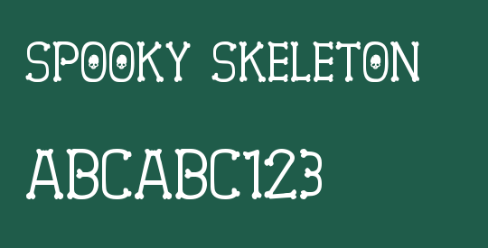Spooky Skeleton