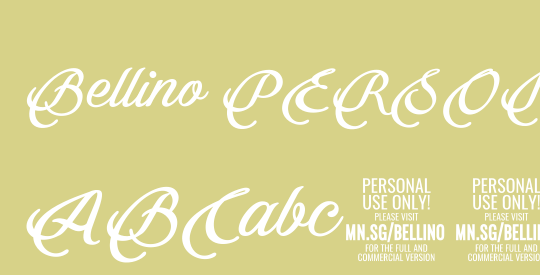 Bellino PERSONAL USE ONLY