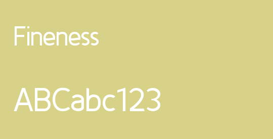 Fineness