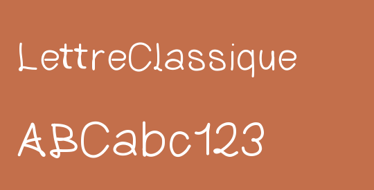 LettreClassique
