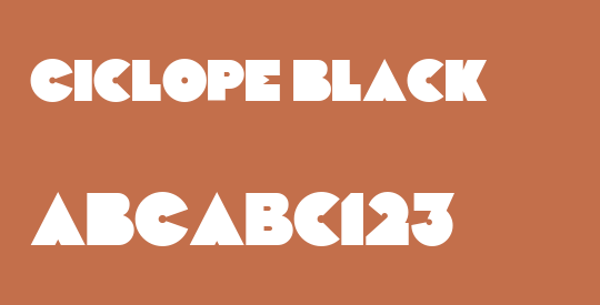 Ciclope Black