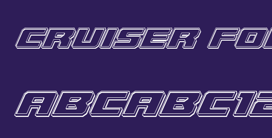 Cruiser Fortress Engraved Italic
