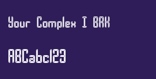Your Complex I BRK