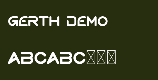 Gerth Demo