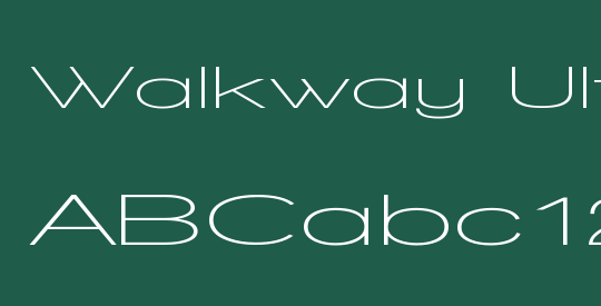 Walkway UltraExpand SemiBold