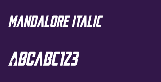 Mandalore Italic