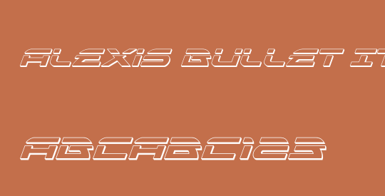 Alexis Bullet Italic