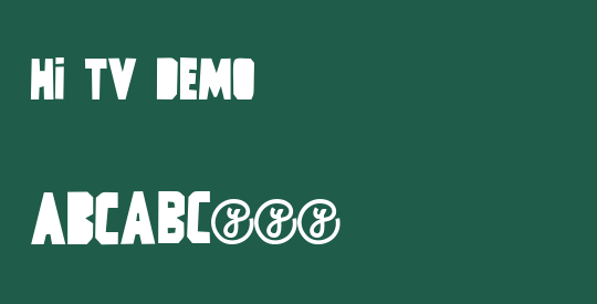 Hi TV DEMO