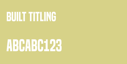 Built Titling