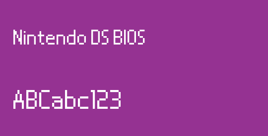 Nintendo DS BIOS
