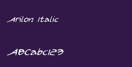 Arilon Italic