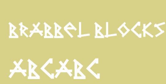 Brabbel Blocks Black
