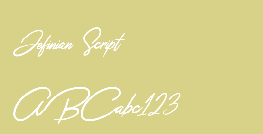 Jefinian Script
