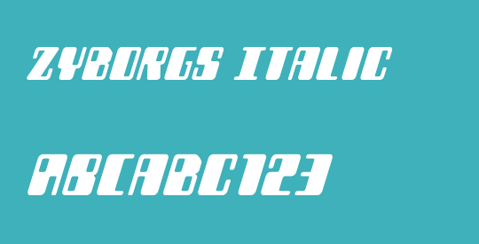 Zyborgs Italic