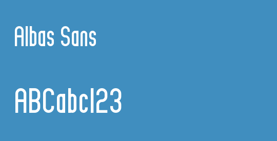 Albas Sans