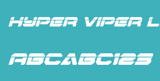 Hyper Viper Laser Italic