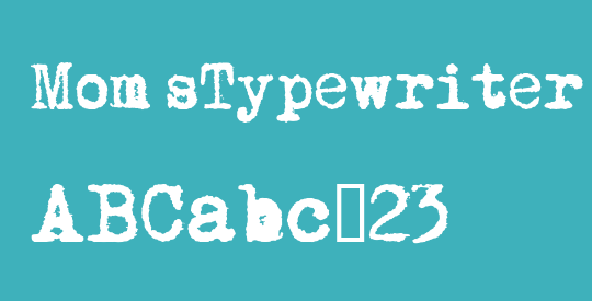 Mom´sTypewriter