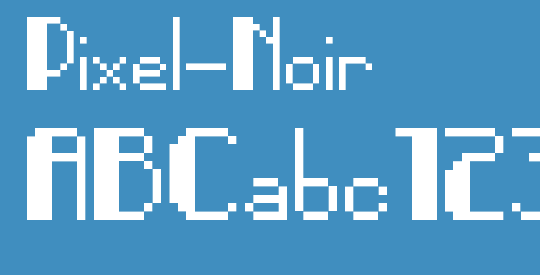 Pixel-Noir