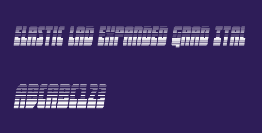 Elastic Lad Expanded Grad Ital