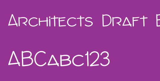 Architects Draft Bold