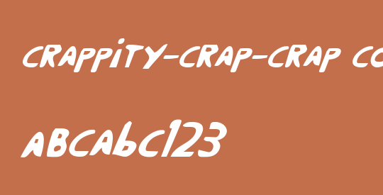 Crappity-Crap-Crap CondItal