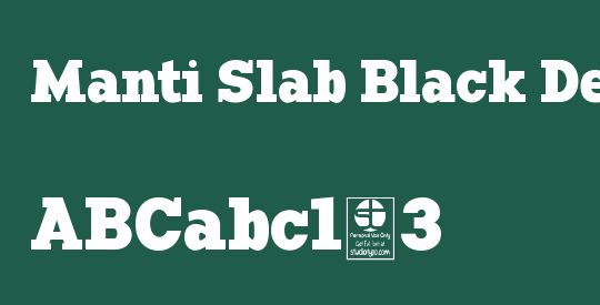 Manti Slab Black Demo