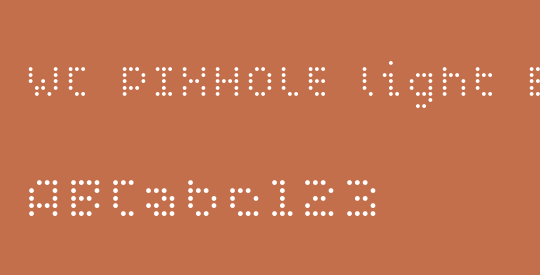 WC PIXHOLE light Bta