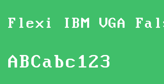Flexi IBM VGA False