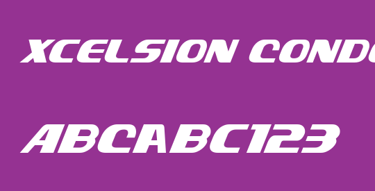 Xcelsion Condensed Italic