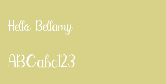 Hello Bellamy