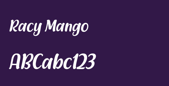 Racy Mango