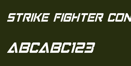 Strike Fighter Condensed Italic