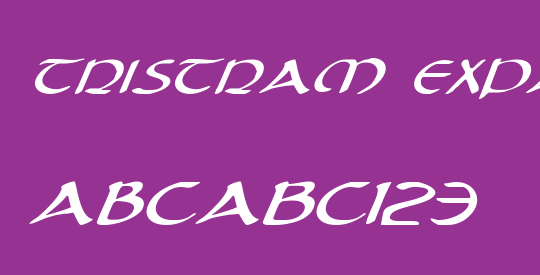 Tristram Expanded Italic