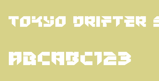 Tokyo Drifter Straight Expanded