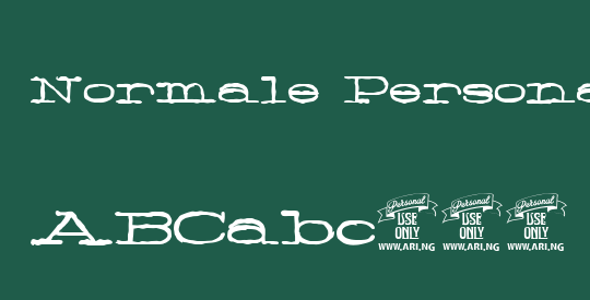 Normale Personal Use