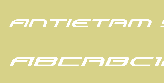 Antietam Super-Italic