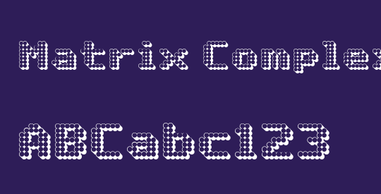Matrix Complex 3D NC
