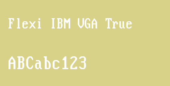 Flexi IBM VGA True