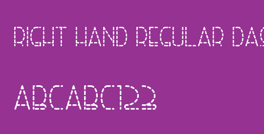 Right Hand Regular Dash