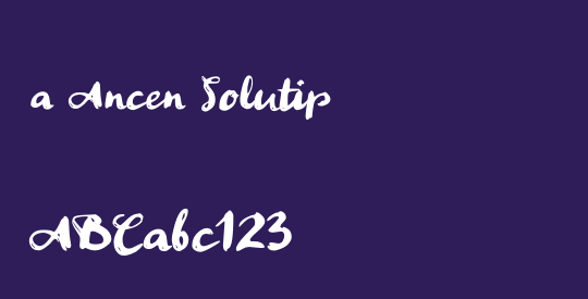 a Ancen Solutip