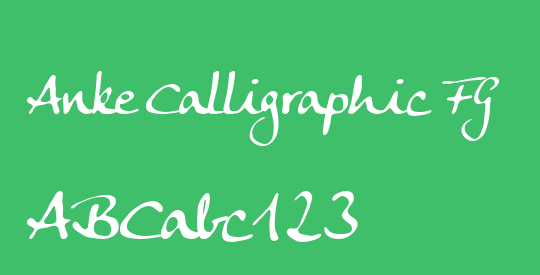 Anke Calligraphic FG