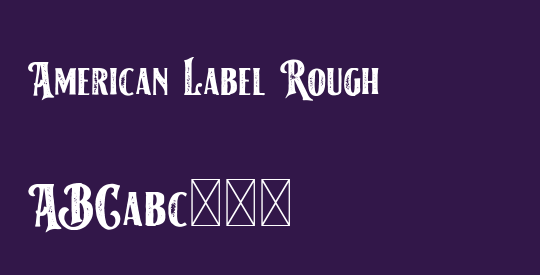 American Label Rough