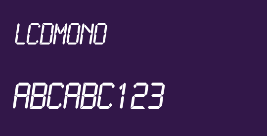 LCDMono