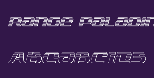 Range Paladin Chrome Italic