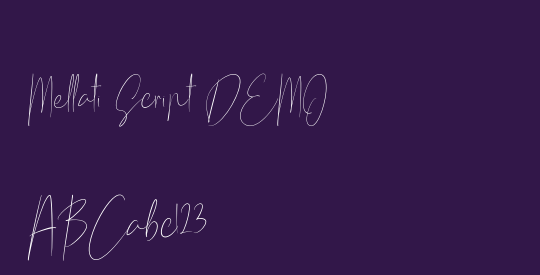 Mellati Script DEMO