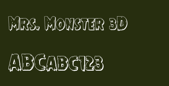 Mrs. Monster 3D