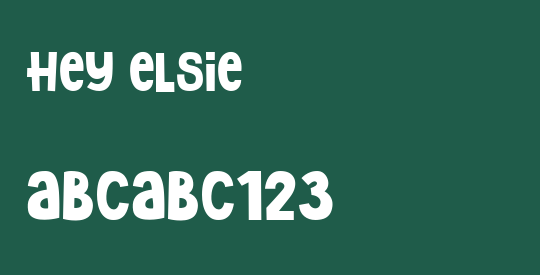 Hey Elsie