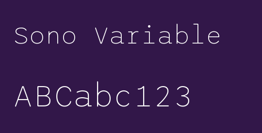 Sono Variable