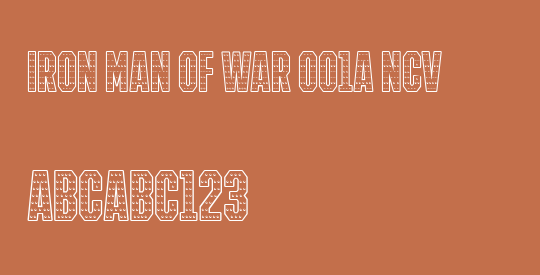 IRON MAN OF WAR 001A NCV